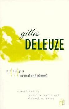 Paperback Gilles Deleuze: Essays Critical and Clinical Book