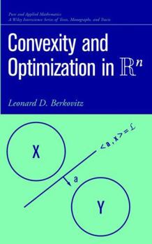 Hardcover Convexity and Optimization in RN Book
