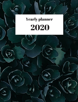 Paperback 2020 Yearly planner: nature themed calendar & organizer - 148 pages, 8,5" x 11" (version 33) Book