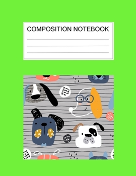 Composition notebook: Ruled (8.5 x 11 in), 110 Pages: Diary Book For Girl, Journal Notebook For Kids, Writing Journal Lined, Cute Pets green (8.5 x 11 in), 110 Pages (cute composition green)
