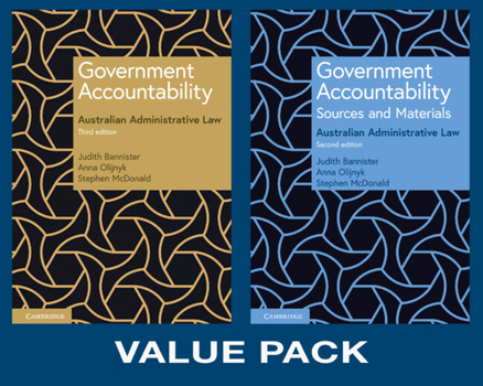 Paperback Government Accountability Value Pack 2: Principles 3rd Ed + Sources & Materials 2nd Ed Book