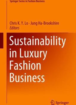 Hardcover Sustainability in Luxury Fashion Business Book