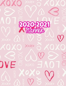 2020-2021 Planner: Two Year Calendar Organizer and Goal Journal | January 2020 - December 2021 Daily, Weekly and Monthly Planner Book with Back Sticker Expression Wall for 2 Years | Design Code 889898