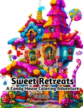 Sweet Retreats: A Candy House Coloring Adventure: Volume 3 (Candy House Coloring Books)