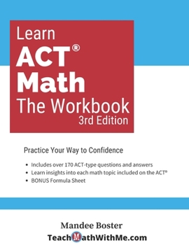 Paperback Learn ACT Math: The Workbook (3rd Edition) Book