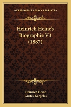 Paperback Heinrich Heine's Biographie V3 (1887) [German] Book