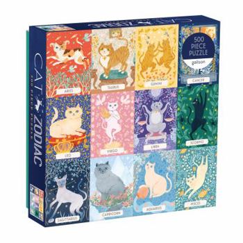 Galison Cat Zodiac 500Piece Puzzle