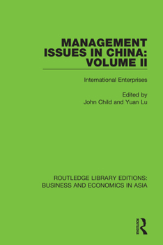 Paperback Management Issues in China: Volume 2: International Enterprises Book