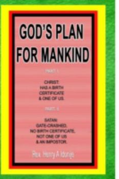 Paperback God's Plan for Mankind Book