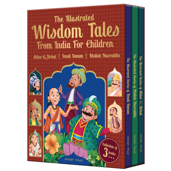 Hardcover The Illustrated Wisdom Tales from India for Children (Collection of 3 Books) Book