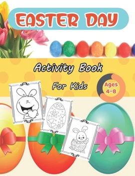 Paperback Easter Day: Easy large Print Easter Day Activity Book for Kids Book