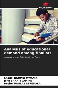 Paperback Analysis of educational demand among finalists Book