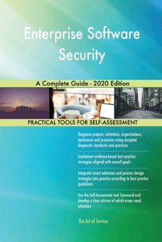 Paperback Enterprise Software Security A Complete Guide - 2020 Edition Book