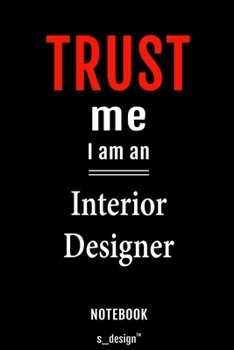 Notebook for Interior Designers / Interior Designer: awesome handy Note Book [120 blank lined ruled pages]