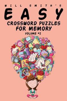 Paperback Easy Crossword Puzzles For Memory - Volume 2 Book