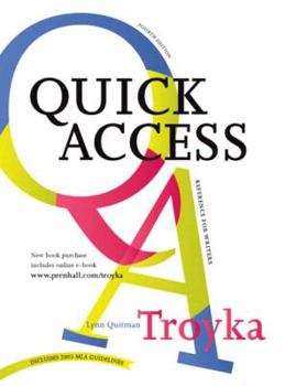 Paperback Simon & Schuster Quick Access Reference for Writers Book