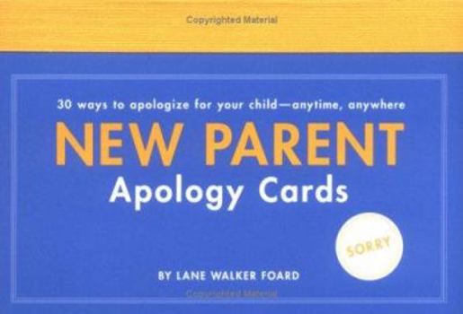 Cards New Parent Apology Cards: 30 Cards Book