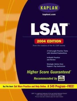 Paperback Kaplan LSAT Book