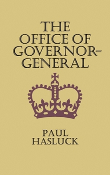 Paperback The Office of the Governor-General Book