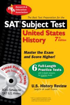 Paperback SAT Subject Test(tm) United States History W/CD [With CDROM] Book