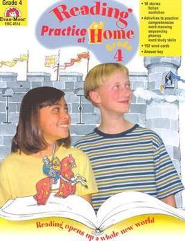 Paperback Reading Practice at Home, Grade 4 Book
