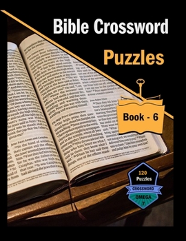 Paperback Bible Crossword Puzzles Book - 6 Book
