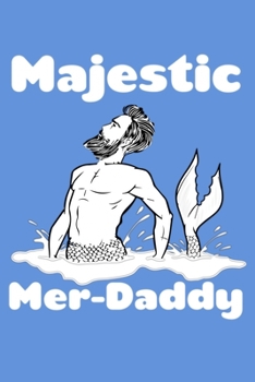 Paperback Majestic Mer Daddy: Comic Book Notebook Paper Book