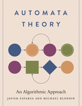 Hardcover Automata Theory: An Algorithmic Approach Book