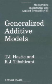Hardcover Generalized Additive Models Book