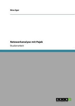 Paperback Netzwerkanalyse mit Pajek [German] Book