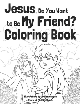 Paperback Jesus, Do You Want to Be My Friend? Coloring Book