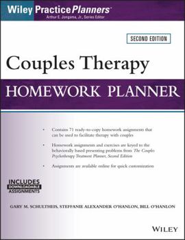 Paperback Couples Therapy Homework Planner Book