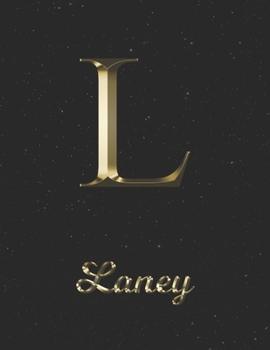 Laney: 1 Year Daily Planner (12 Months) | Yellow Gold Effect Letter L Initial First Name | 2020 - 2021 | 365 Pages for Planning | January 20 - ... | Plan Each Day, Set Goals & Get Stuff Done