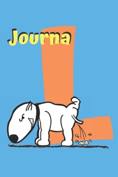 Journal and Peeing Dog: Personal Blank Notebook with Lines for Writing & Journaling, Diary