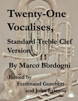 Paperback Twenty-One Vocalises, Standard Treble Clef Version Book
