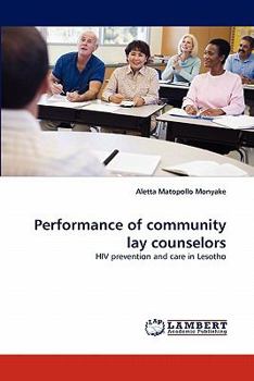 Paperback Performance of Community Lay Counselors Book