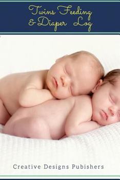 Paperback Twins Feeding & Diaper Log Book