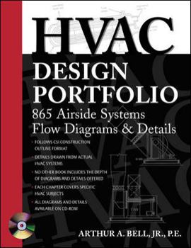 Paperback HVAC Design Portfolio: 865 Airside Systems Flow Diagrams and Details Book