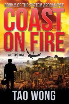 Paperback Coast on Fire: An Apocalyptic LitRPG Book