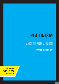 Paperback Platonism: Ancient and Modern Volume 14 Book