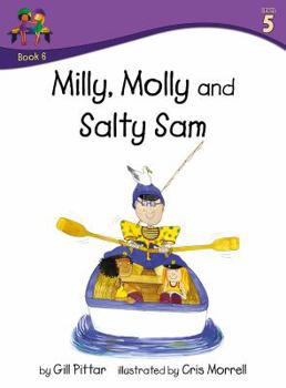 Paperback Milly Molly and Salty Sam (Milly Molly (Level 5)) Book