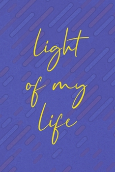 Paperback Light Of My Life: All Purpose 6x9 Blank Lined Notebook Journal Way Better Than A Card Trendy Unique Gift Purple Texture Vaporwave Book