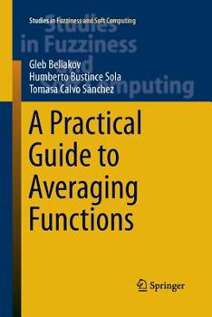 Paperback A Practical Guide to Averaging Functions Book