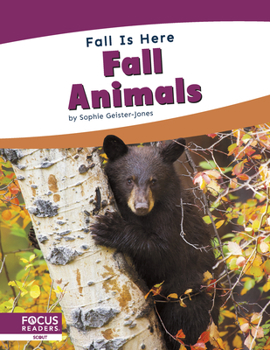 Paperback Fall Animals Book