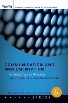 Paperback Communication and Implementation: Sustaining the Practice Book