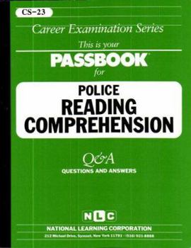 Plastic Comb Police Reading Comprehension: Test Preparation Study Guide, Questions & Answers Book