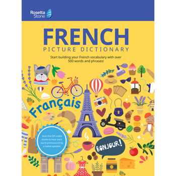 Paperback Rosetta Stone French Picture Dictionary Book