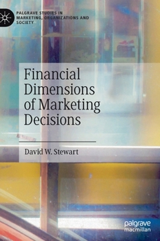 Hardcover Financial Dimensions of Marketing Decisions Book