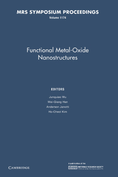 Paperback Functional Metal-Oxide Nanostructures: Volume 1174 Book