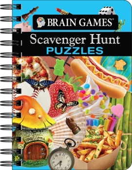 Spiral-bound Brain Games - To Go - Scavenger Hunt Puzzles Book